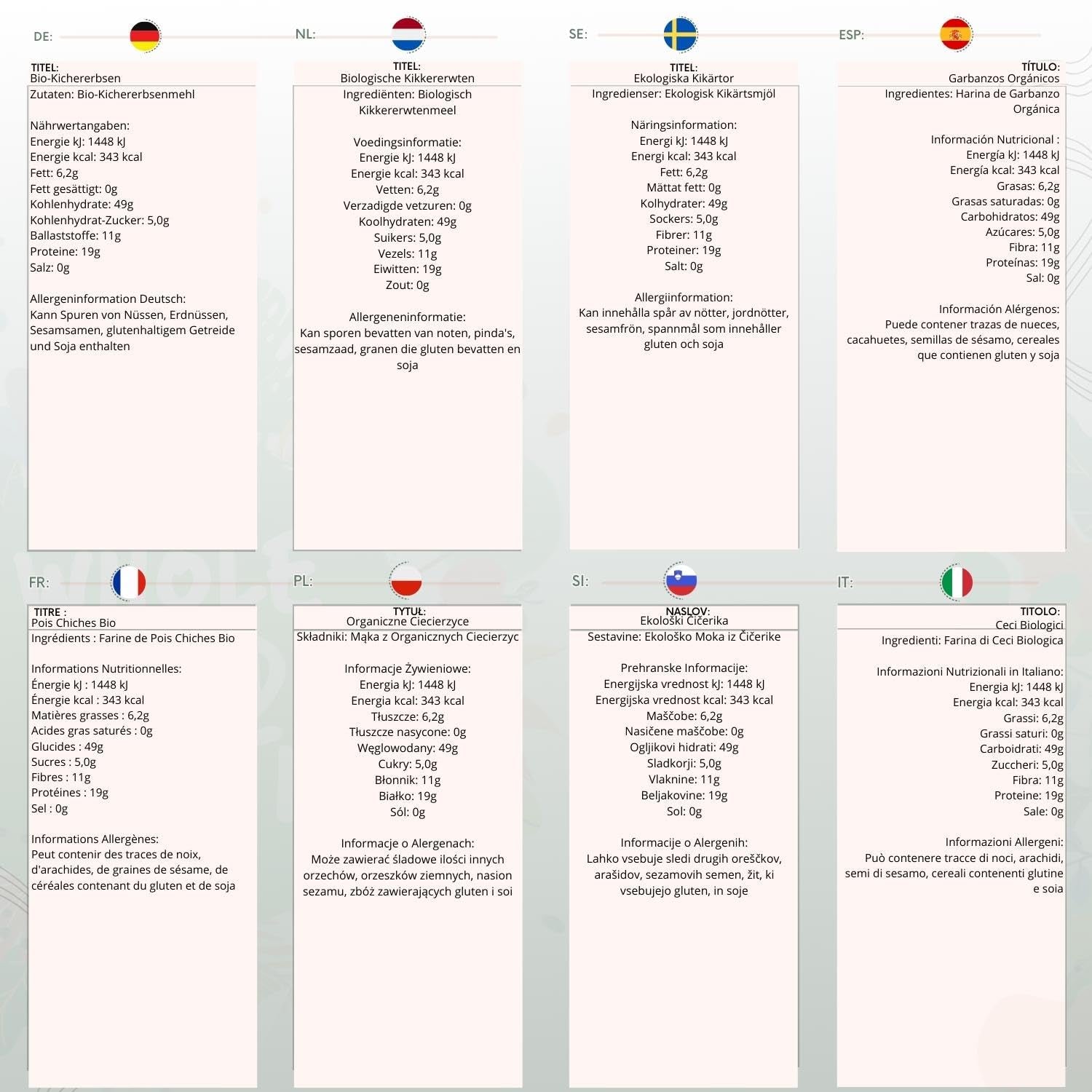 Wholefood Earth Bio-Kichererbsen 3 kg | GVO-frei | Vegan | Reich an Ballaststoffen | Reich an Protein | Bio-zertifiziert