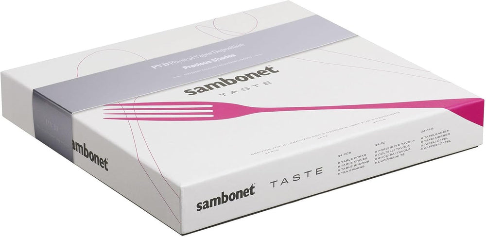 Sambonet 52553G81 - Taste Golden set de tacâmuri 24 piese Bucatarie Naty Shop