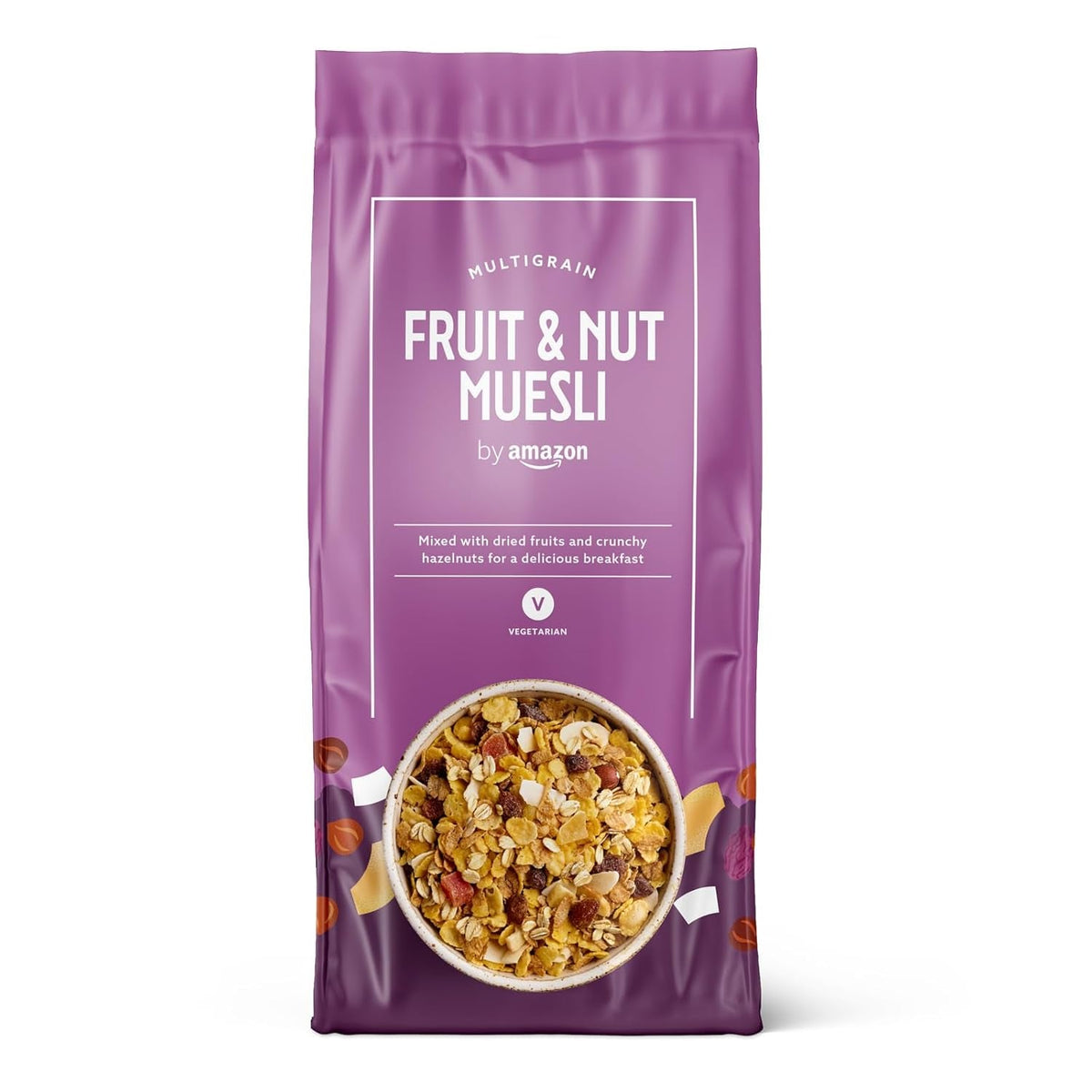 Muesli cu fructe și nuci de la Amazon, 750g