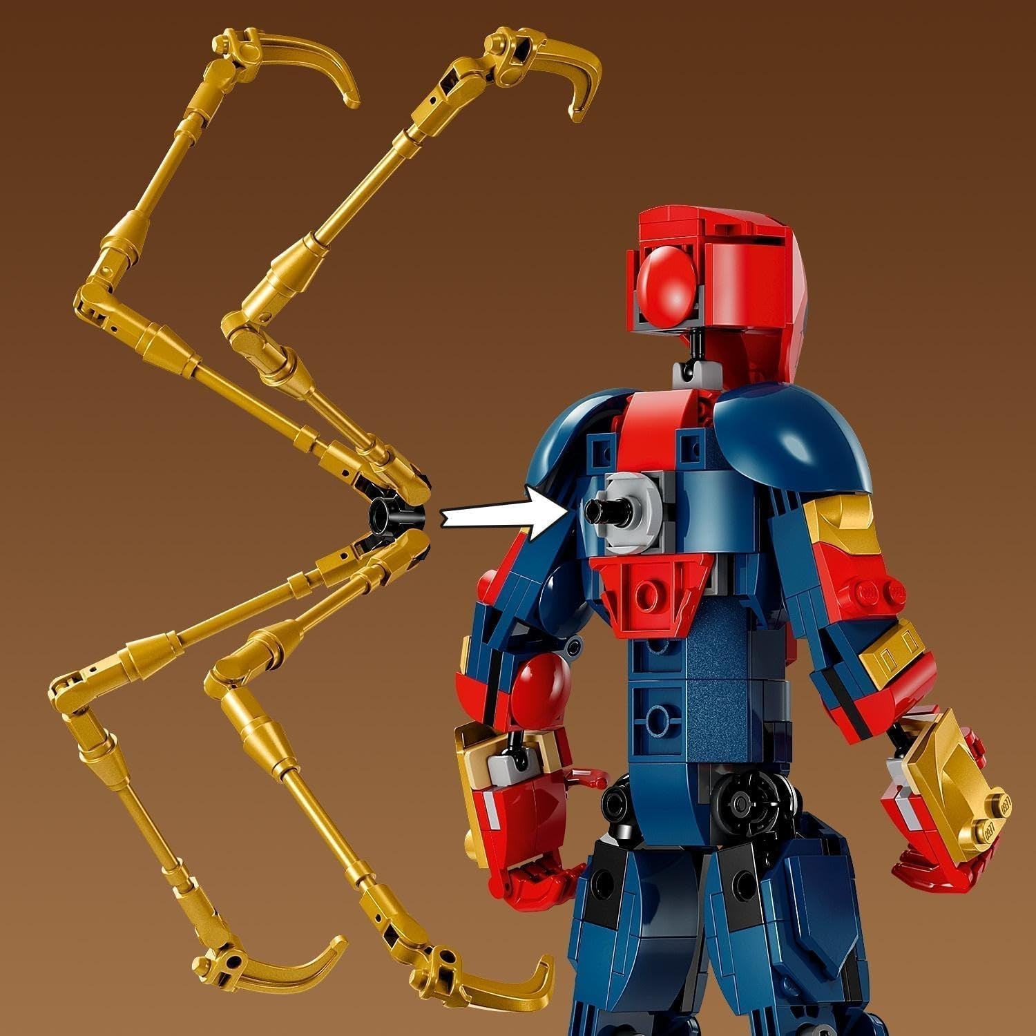 LEGO Marvel Iron Spider-Man Bausteine, Superhelden-Actionspielzeug für Kinder ab 8 Jahren, Jungen und Mädchen, Rüstungsset, baubares Modell, Avengers, Geschenkidee für Marvel-Filmfans, 76298 Bausets. Beuche den LEGO-Store