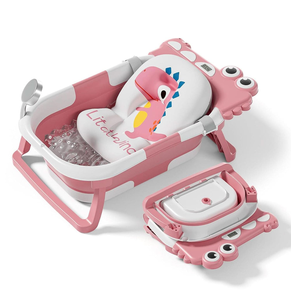 Faltbare Babybadewanne mit Badekissen und integriertem Thermometer Mutter und Kind Naty Shop
