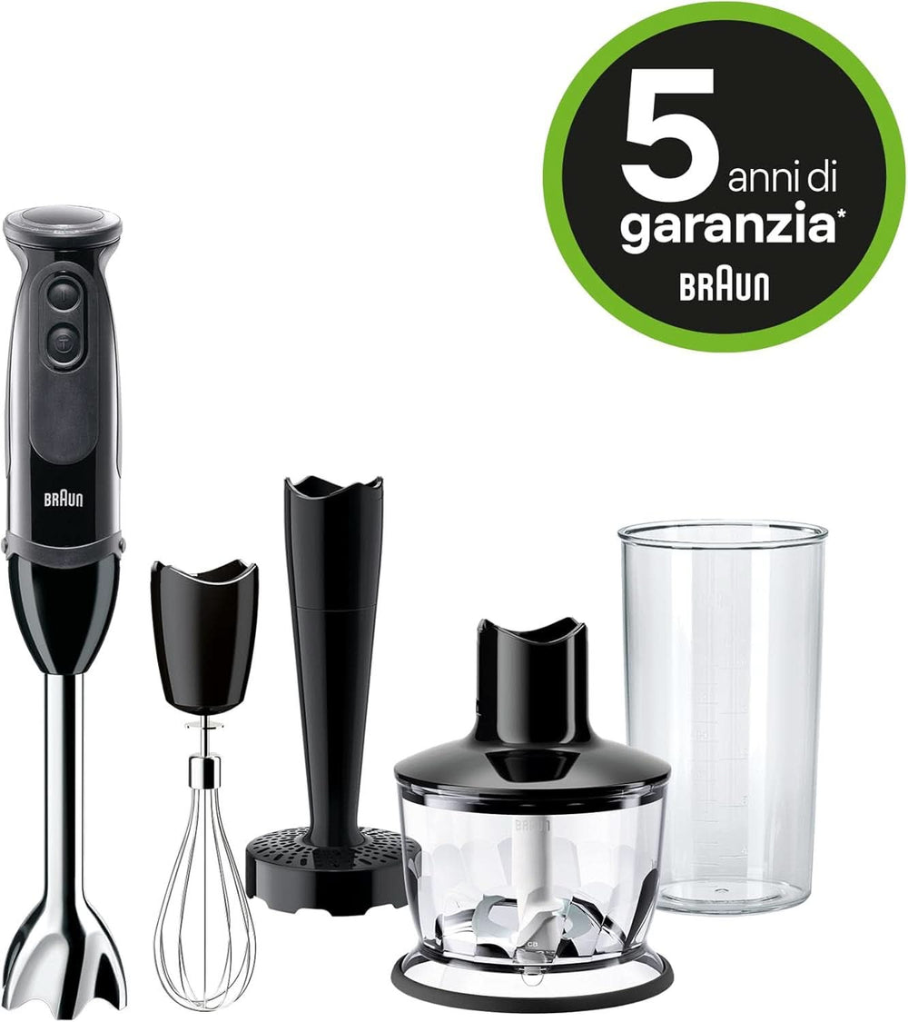 Braun Household Multiquick 5 MQ 5237 BK Standmixer 0,5 L Standmixer Schwarz 1000 W Küche Naty Shop