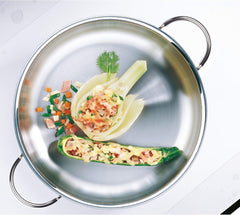 WMF Profi Servier-/Bratpfanne 28 cm Induktion, Cromargan Edelstahlpfanne, ohne Deckel Töpfe und Pfannen Naty Shop