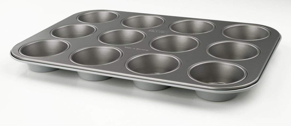 Muffinform Zenker mit 12 Backformen (Ø 7 cm), für Muffins und Cupcakes, Maße: 38,5 x 26,5 x 3 cm Backformen und Bleche Naty Shop