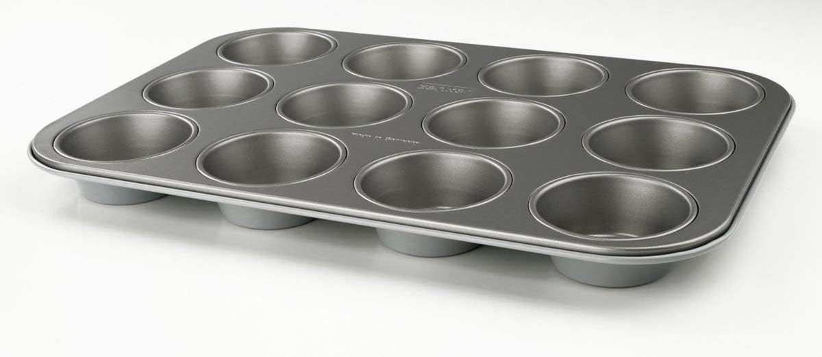 Muffinform Zenker mit 12 Backformen (Ø 7 cm), für Muffins und Cupcakes, Maße: 38,5 x 26,5 x 3 cm Backformen und Bleche Naty Shop