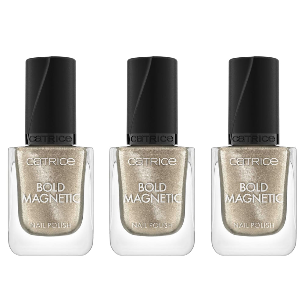 Catrice Bold magnetischer Nagellack, Nr. 030, Gold, Metallic, Vegan, frei von Mikroplastik, frei von Duftstoffen, frei von Parabenen, 1 Packung (10,5 ml)