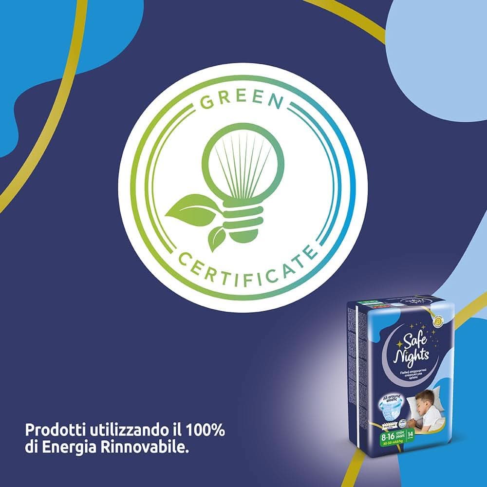 Safe Nights Boy, Windeln für die Nacht, verschiedene Größen Mutter und Kind Naty Shop