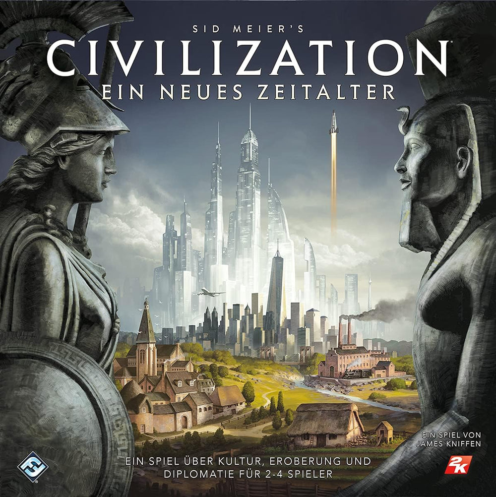 Fantasy Flight Games, Civilization: A New Age, Grundspiel, Expertenspiel, Brettspiel, 2-4 Spieler, ab 14 Jahren, 120+ Minuten, Deutsch