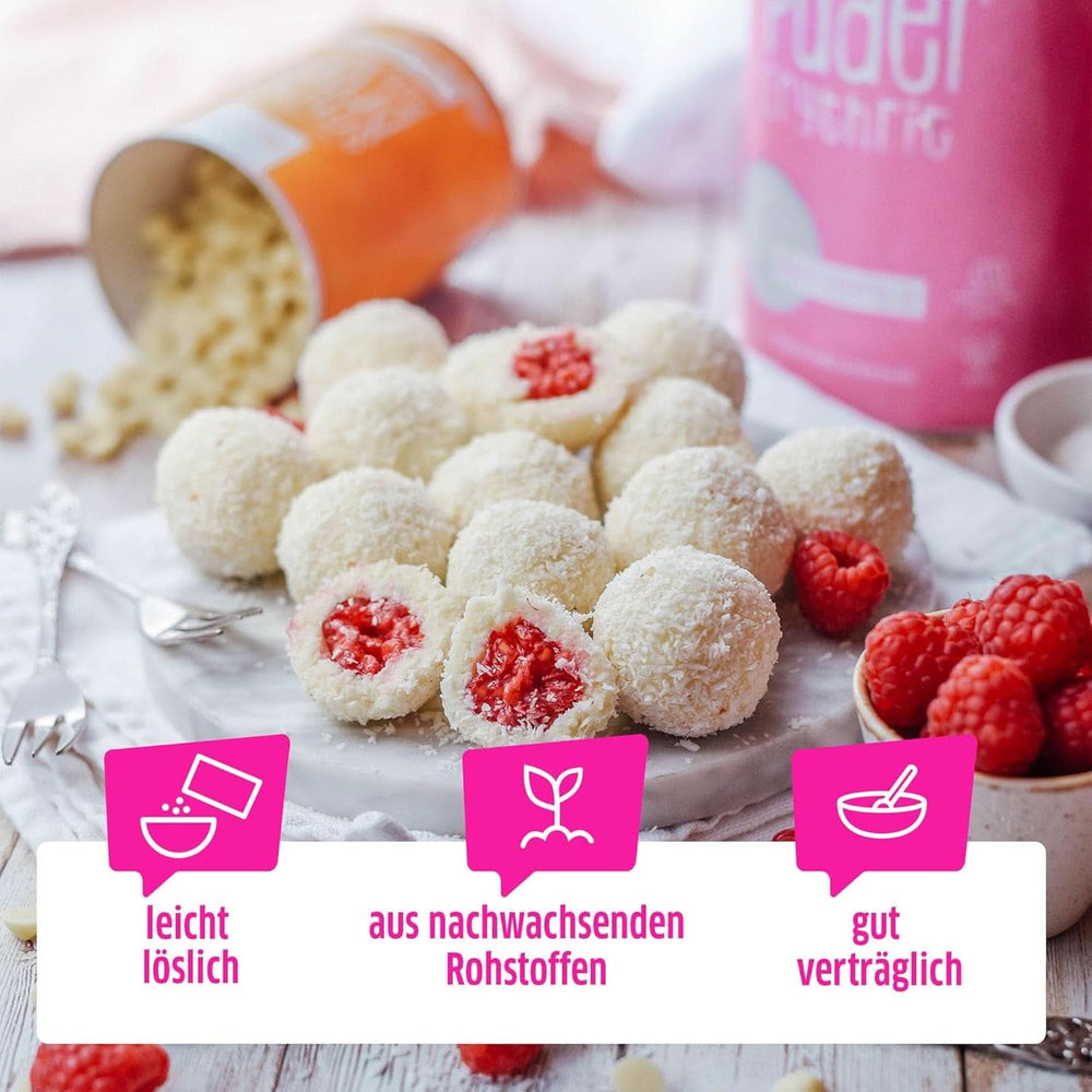 Xucker Puderzucker Erythrit – Kalorienfreier Zuckerersatz, 600 Gramm Süßstoffe Naty Shop