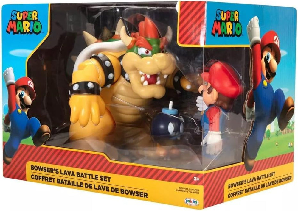 Nintendo Super Mario Bowser 18Cm Vs. Mario Set de figuri (Valul 1) Action figures Naty Shop