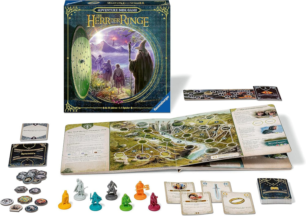 Ravensburger 27533 – Der Herr der Ringe – Kartenbasiertes Abenteuerspiel – Kooperatives Strategiespiel für 1–4 Spieler ab 10 Jahren