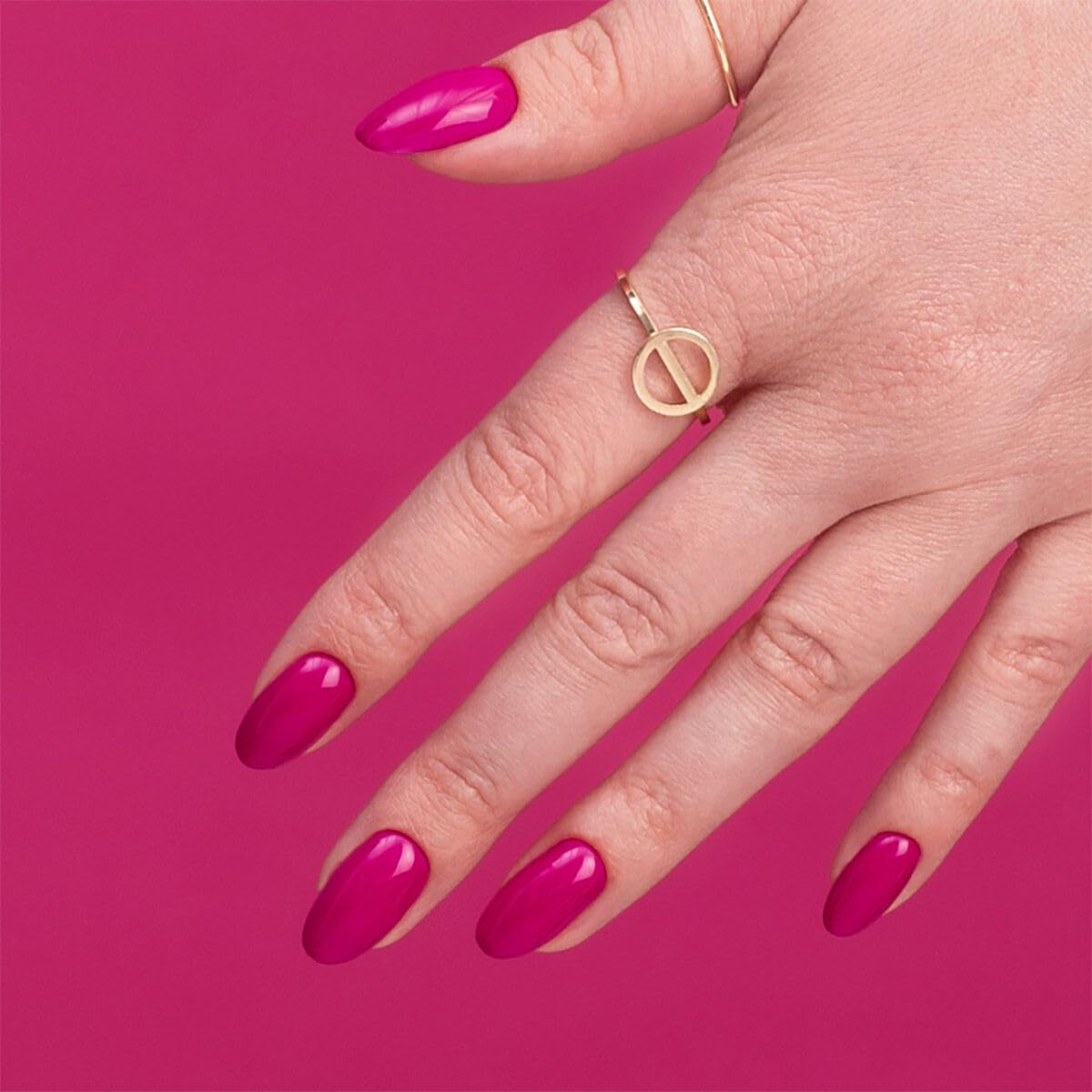 UV-Nagellack Semilac Hybrid 436 Kraftvolles Burgunderrot, 7 ml, Even Better Together-Kollektion