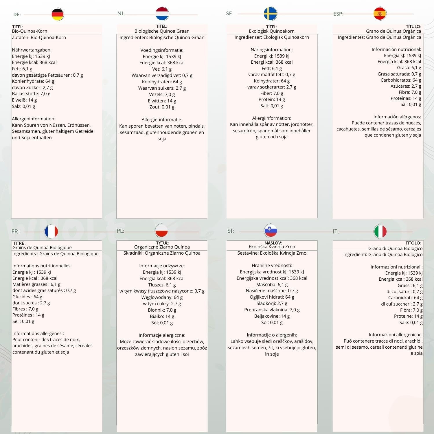 Wholefood Earth Bio-Quinoa-Körner – 2 kg | Grausam | GVO-frei | Vegan | Reich an Ballaststoffen | Bio-zertifiziert