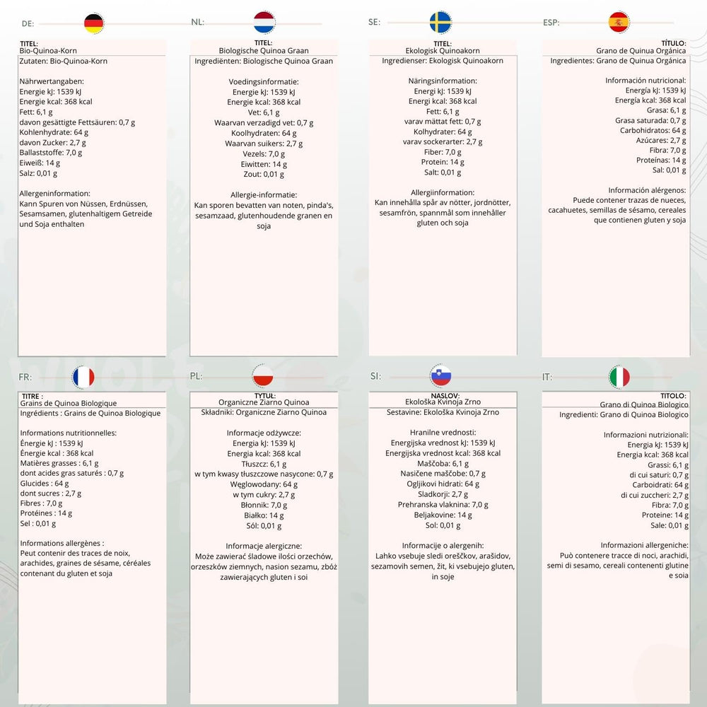 Wholefood Earth Bio-Quinoa-Körner – 2 kg | Grausam | GVO-frei | Vegan | Reich an Ballaststoffen | Bio-zertifiziert