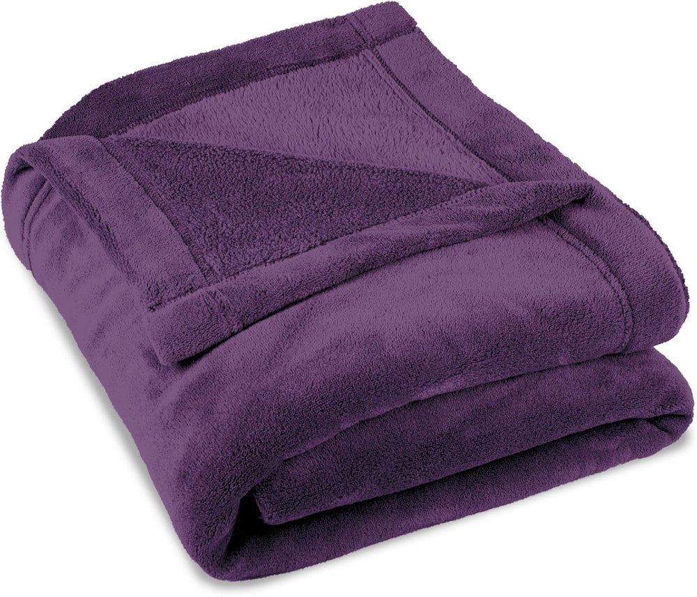 Celinatex flauschige Decke 150 x 200 cm hellblaue Sofadecke warme weiche Mikrofaserdecke Fleece Oeko-Tex Montreal Betten und Decken Besuchen Sie den CelinaTex-Store Violet 150 x 200 cm