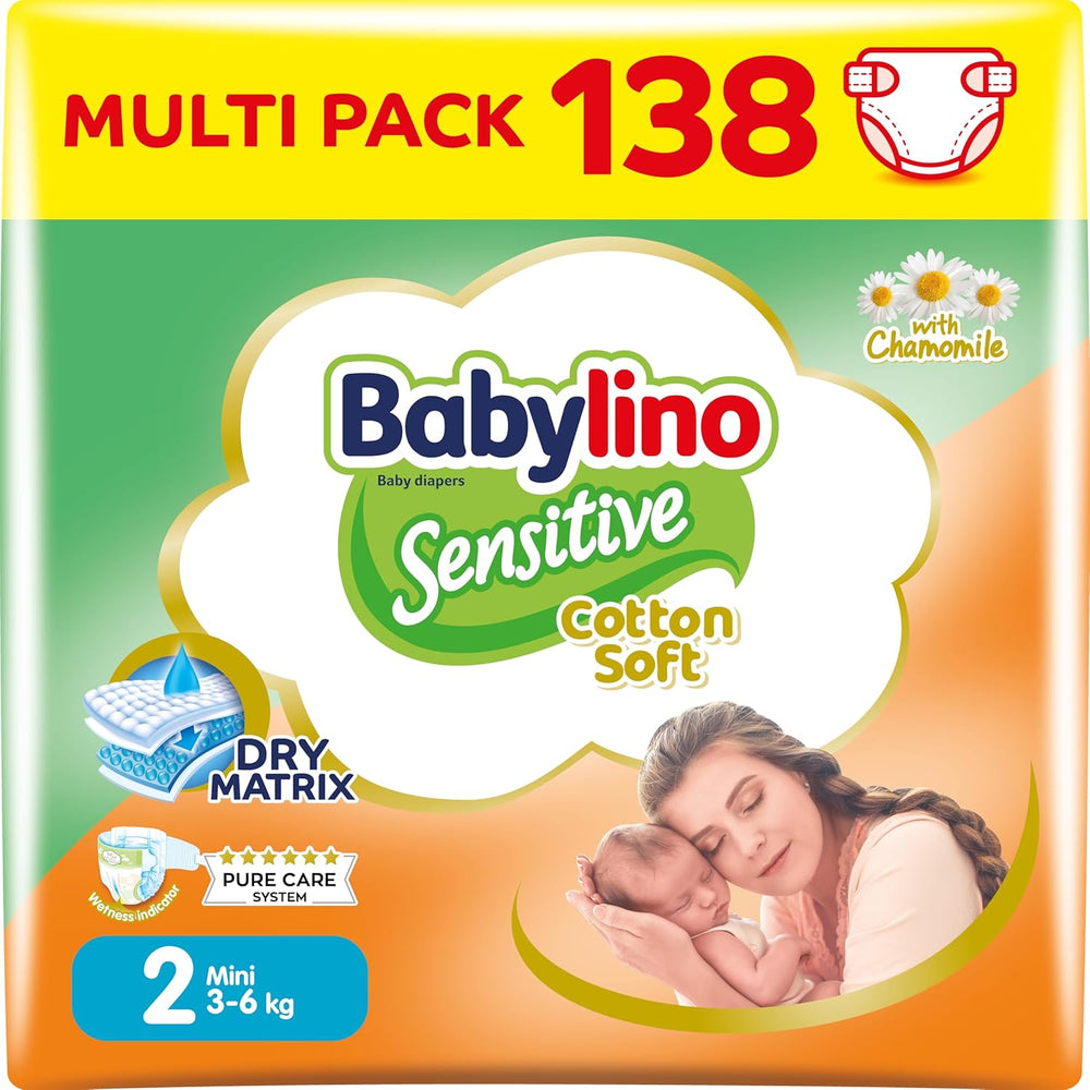 Sensitive Babywindeln, Größe 1, Neugeborene (2-5 kg), 26 Stück