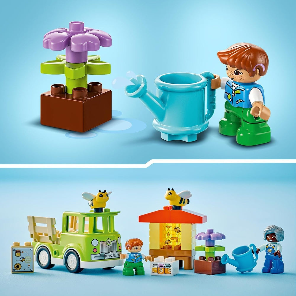 LEGO DUPLO Town Imkerei und Bienenstöcke, Lernspielzeug für Kleinkinder mit 2 Figuren und einem mobilen Truck, Bau- und Umbauset, Spielzeug für Kleinkinder ab 2 Jahren 10419 Bausets Besuchen Sie den LEGO-Store
