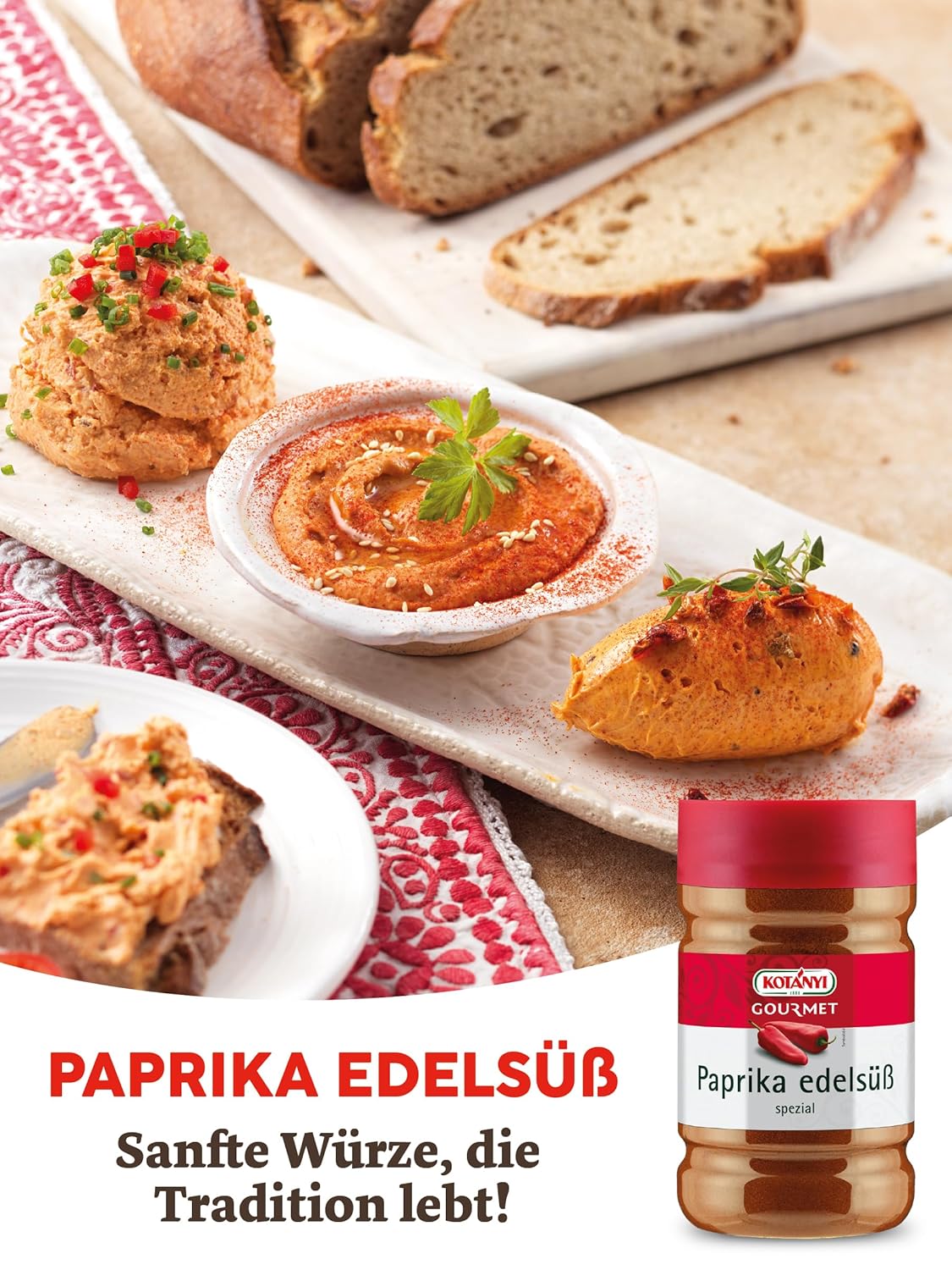 Kotányi Paprika Edelsüß Spezial – Ungarischer Paprika für Gastronomie