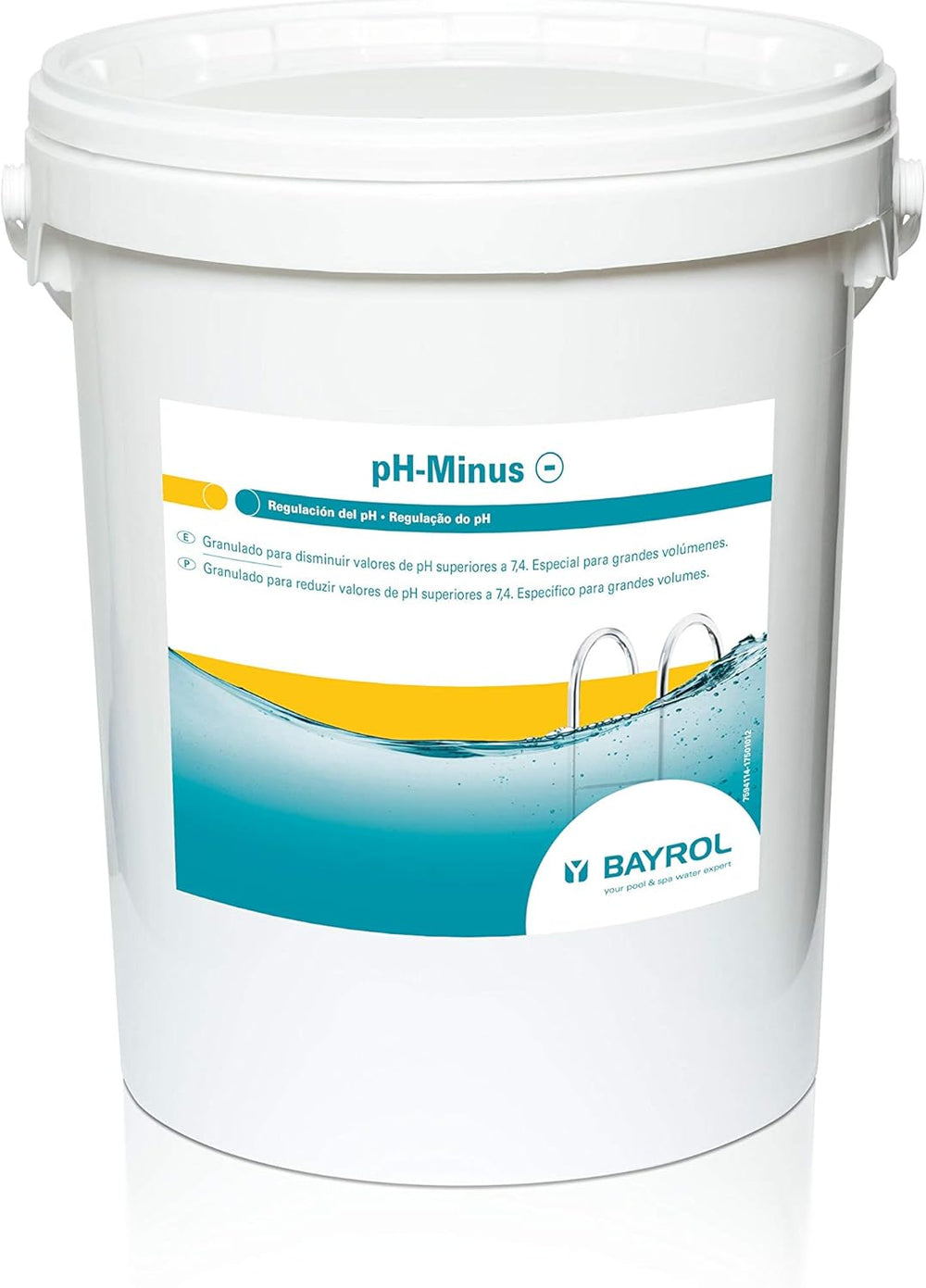 BAYROL e-pH-Minus Granulat 6 kg – reduziert schnell und effektiv zu hohe pH-Werte in Pools – einfache Dosierung direkt ins Wasser – inklusive Dosierbecher – pH-Senker – pH-Einstellung für Pools