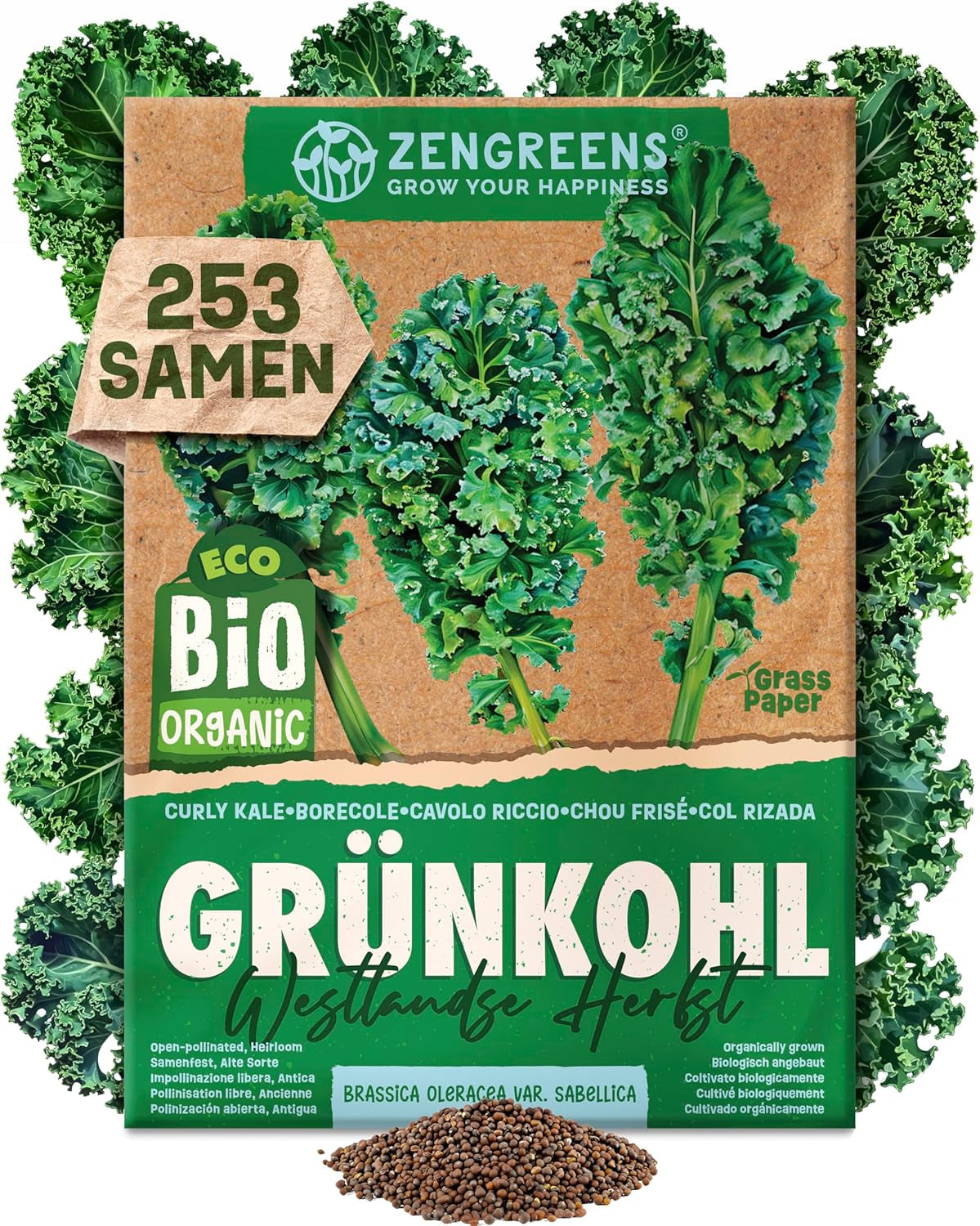 Bio Wintergemüsesamen Im 20Er Set - 20 Winter Gemüse Samen Für Den Einfachen Anbau Im Garten, Balkon Oder Hochbeet - Pflanzensamen - Saatgut