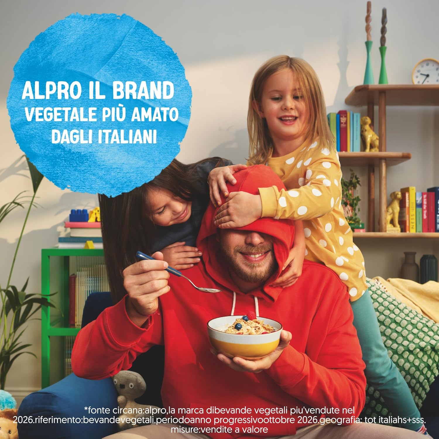 Alpro Sojagetränk Natur 12x1L – Laktosefrei, Glutenfrei