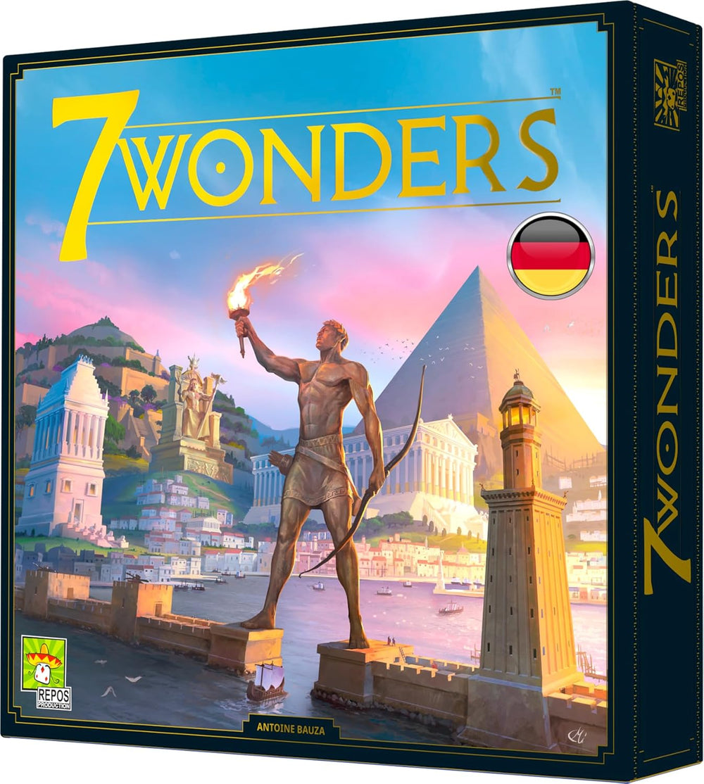 Asmodee 7 Wonders Duel, Grundspiel, Kennerspiel, Strategiespiel, 2 Spieler, ab 10 Jahren, 30 Minuten, deutsch