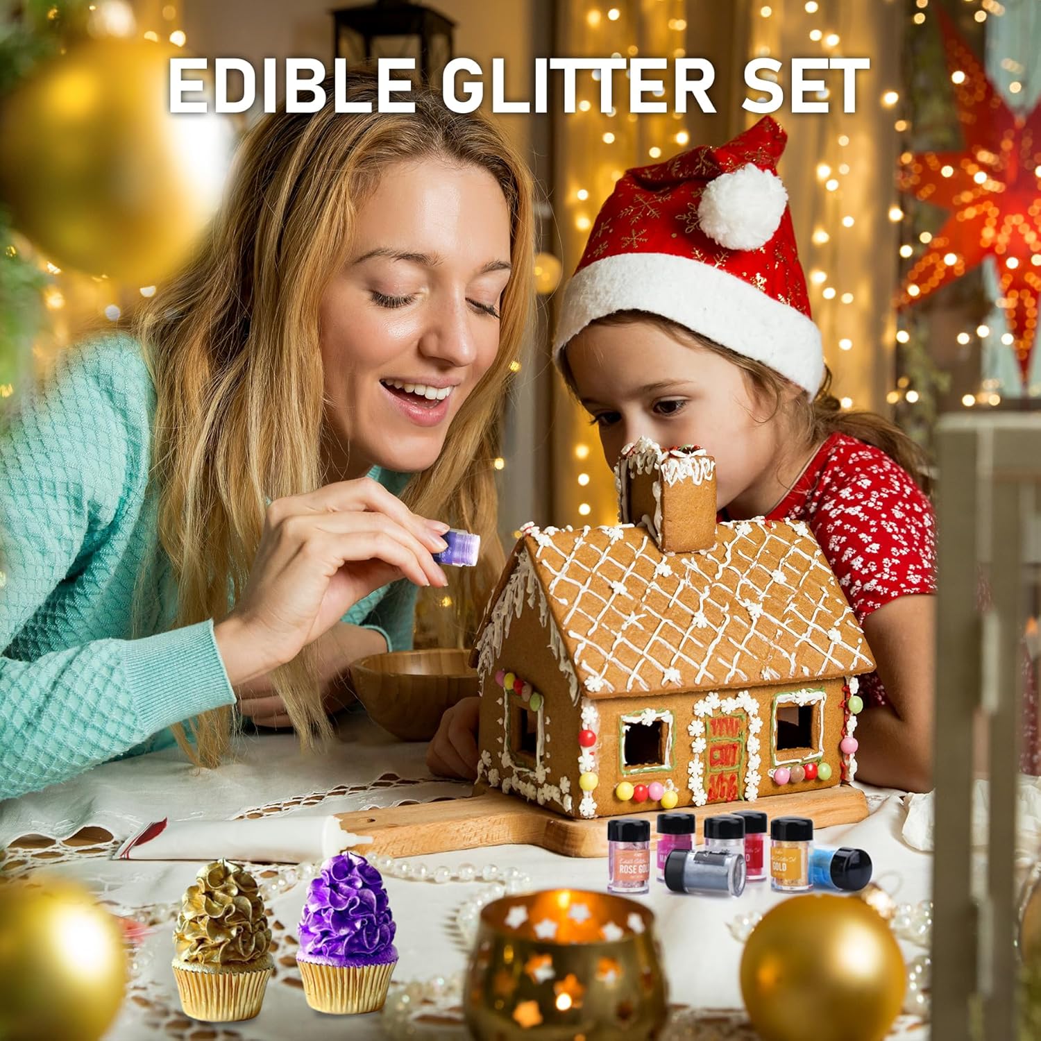 Schimmernder Glitzerstaub, essbarer Glitzer, 30 Gramm Naty Shop