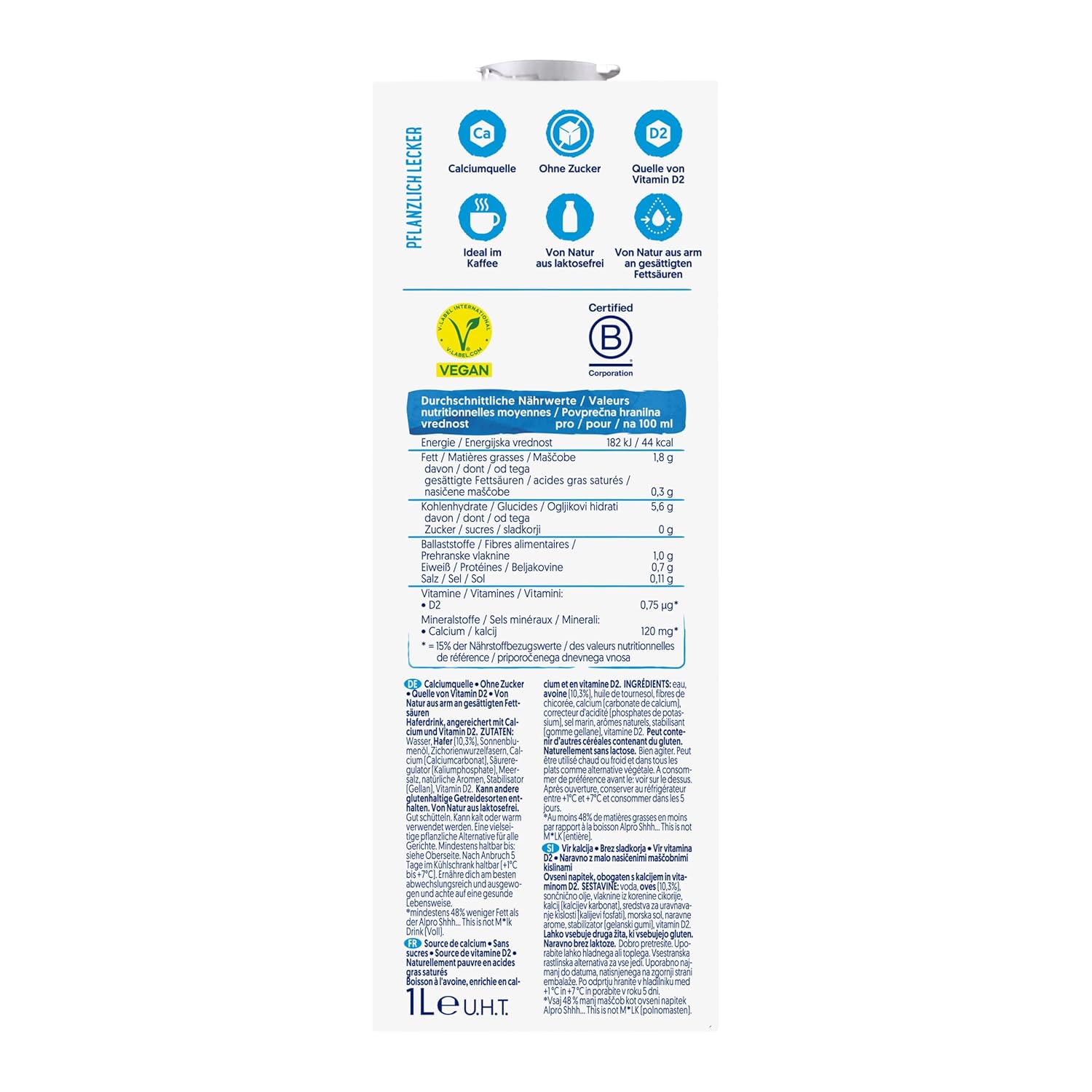 Alpro This Is Not Milk 3,5 % – Vegan, ohne Milch – reich an Kalzium