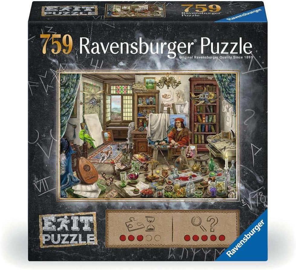 Ravensburger EXIT Puzzle 16782 The Artist's Studio 759 Teile Puzzle Naty Shop Standardtitel