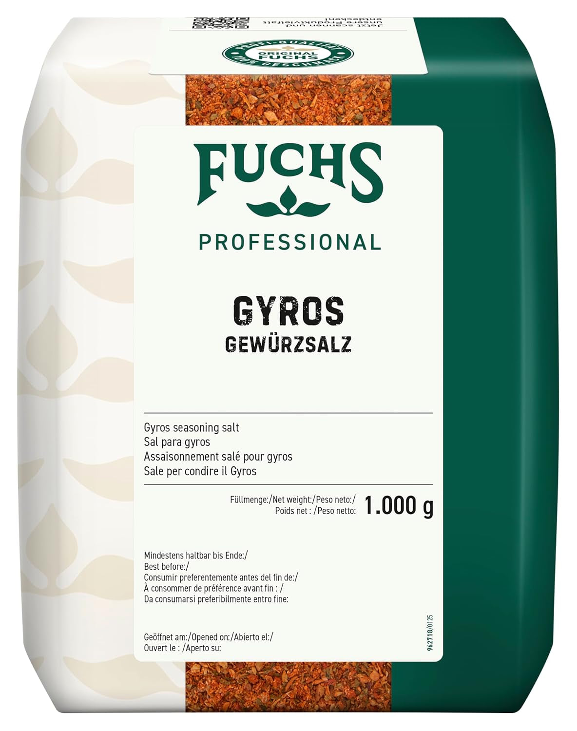- Gyros Gewürzsalz | Gewürze für griechische Fleisch-Gerichte | Profi-Qualität für Großverbraucher | 1 kg im recycelbaren Beutel
