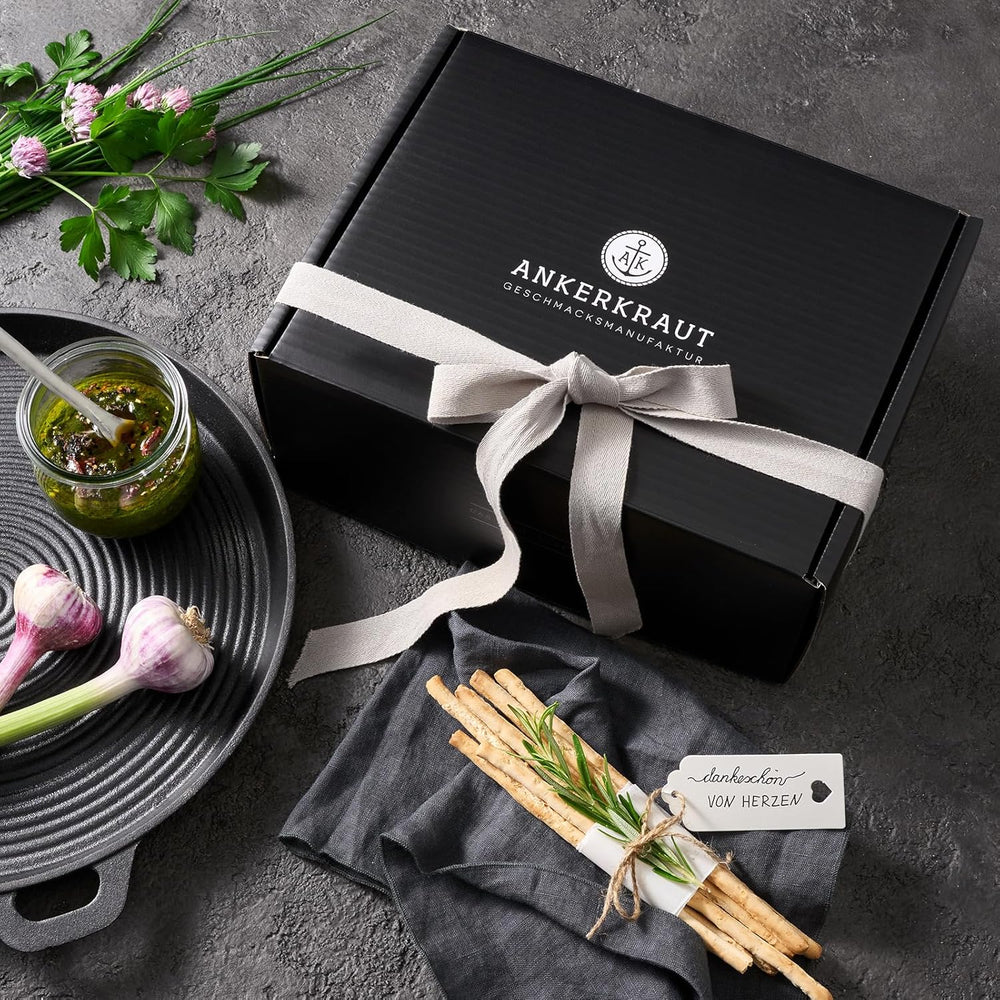Ankerkraut Grillbuch-Set mit 6 Streuern, 1320g Gewürze plus Buch im Bundle