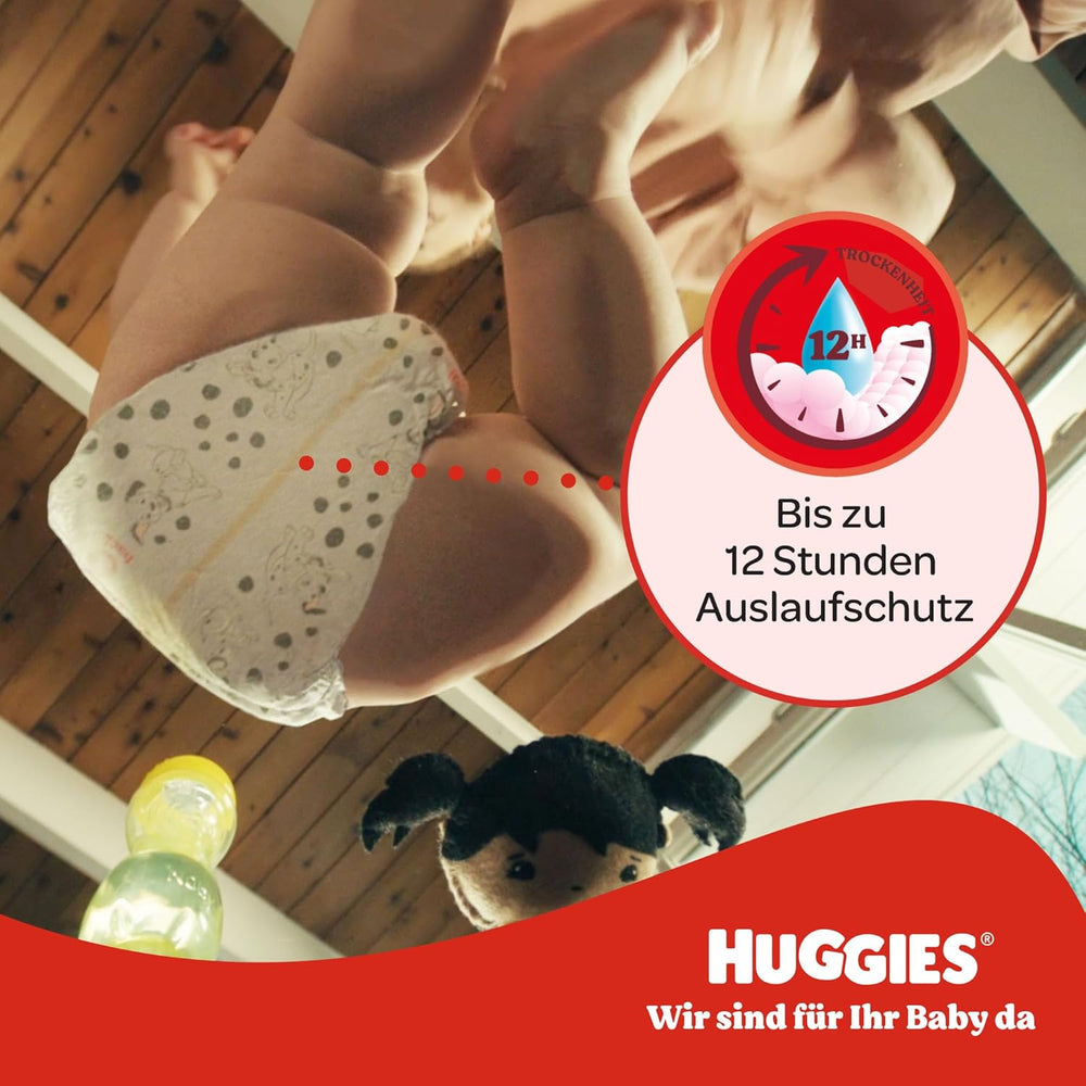 Huggies Little Movers Disney-Hosen, Größe 6, 96 Stück (2 x 48), Monatsbox