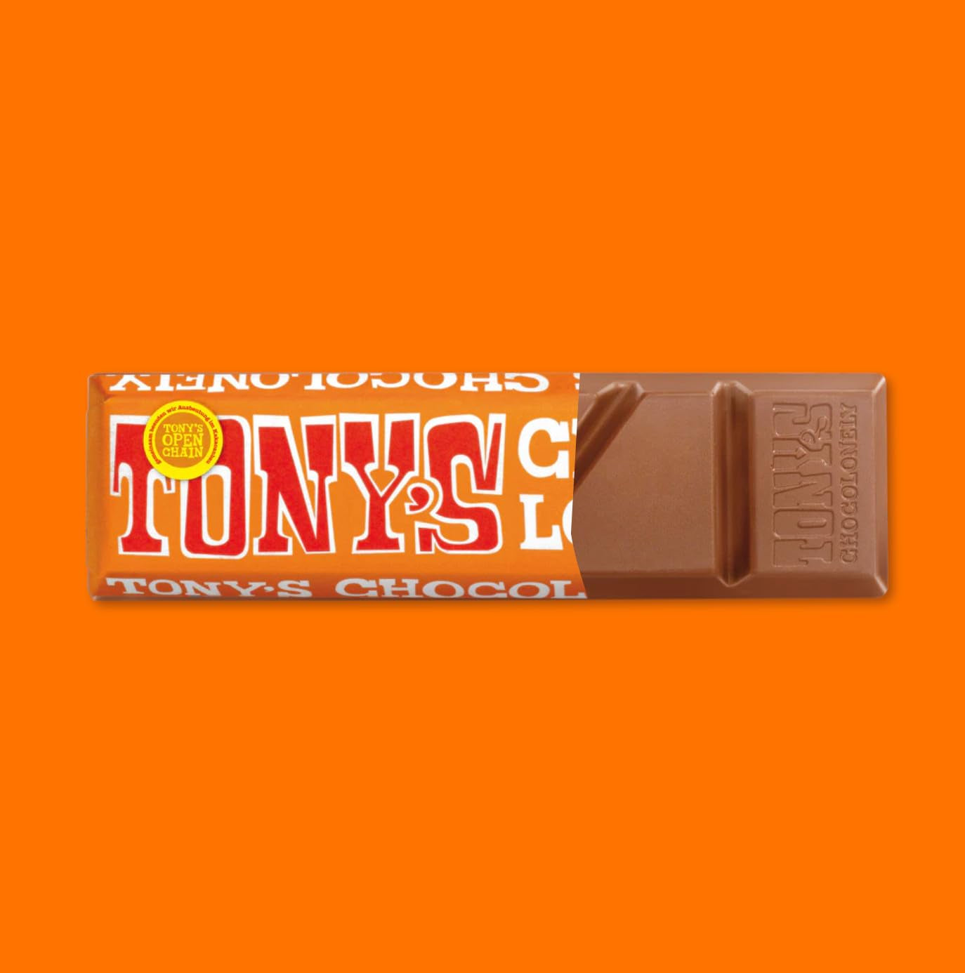 Tony's Chocolonely, Milchschokolade mit Karamell und Meersalz 47g