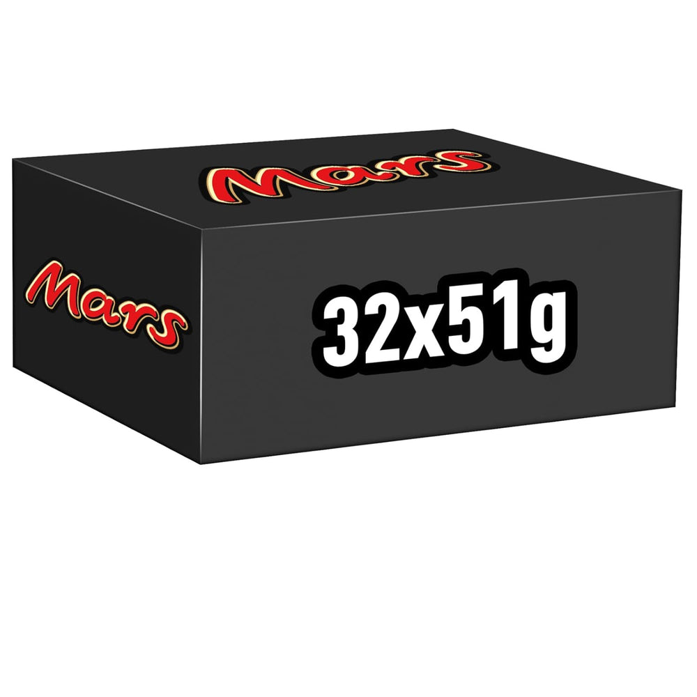 Mars-Schokoriegel, mit Karamell, Nougat und Milchschokolade, 32 Packungen x 51 g
