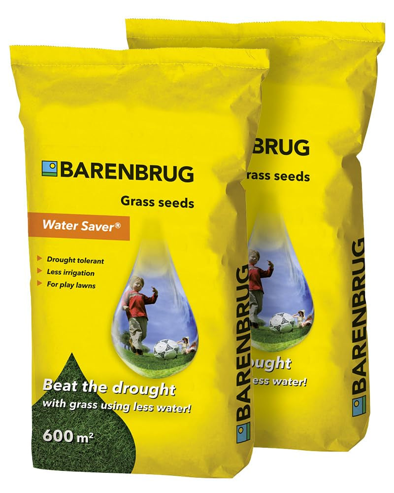 Rasensamen Barenbrug Water Saver 30 Kg - Great in Grass - Mischung Für Trockenflächen Grassamen