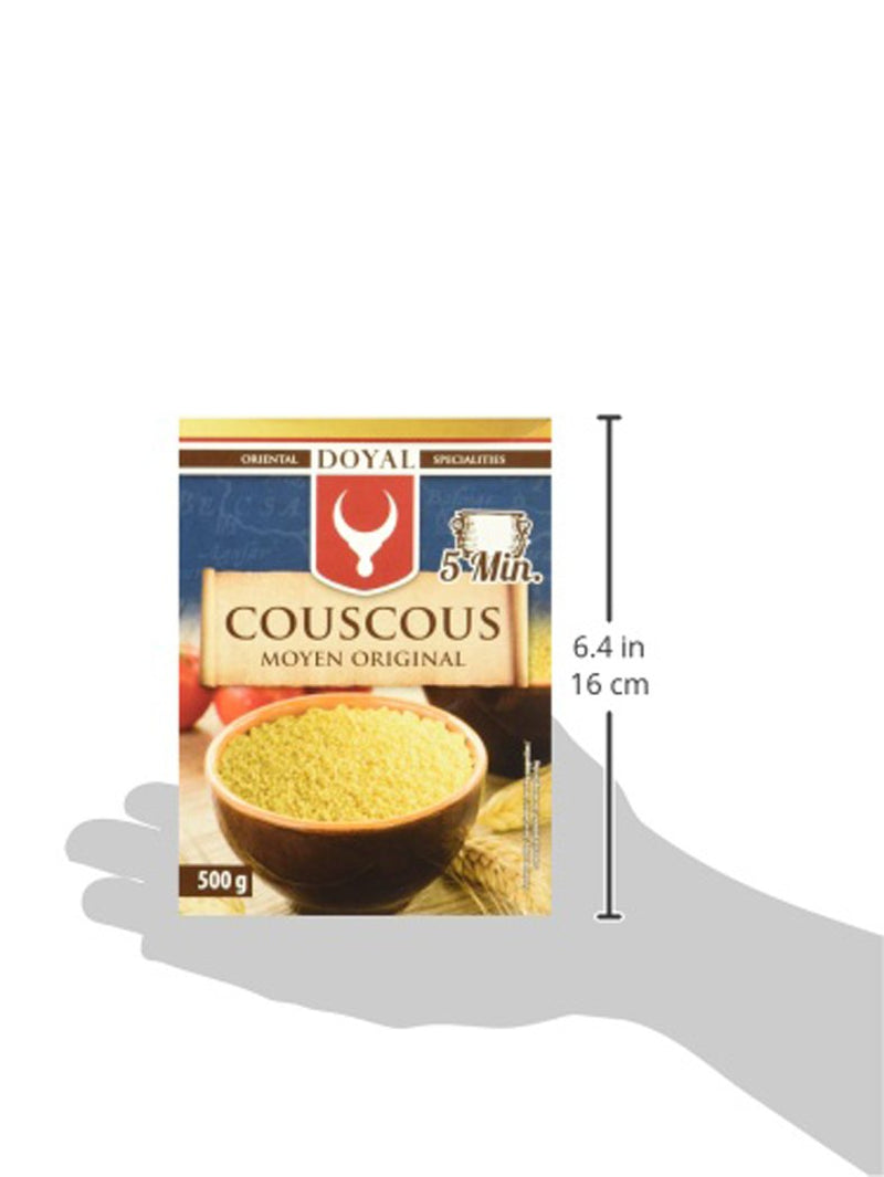 Couscous – Leichter und lockerer Couscous mit leicht nussigem Geschmack – Eine typisch nordafrikanische Spezialität – 1 x 500g