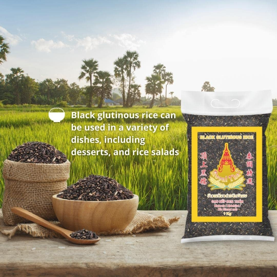 ROYAL THAI RICE - Schwarzer Klebreis - 1 x 1 KG