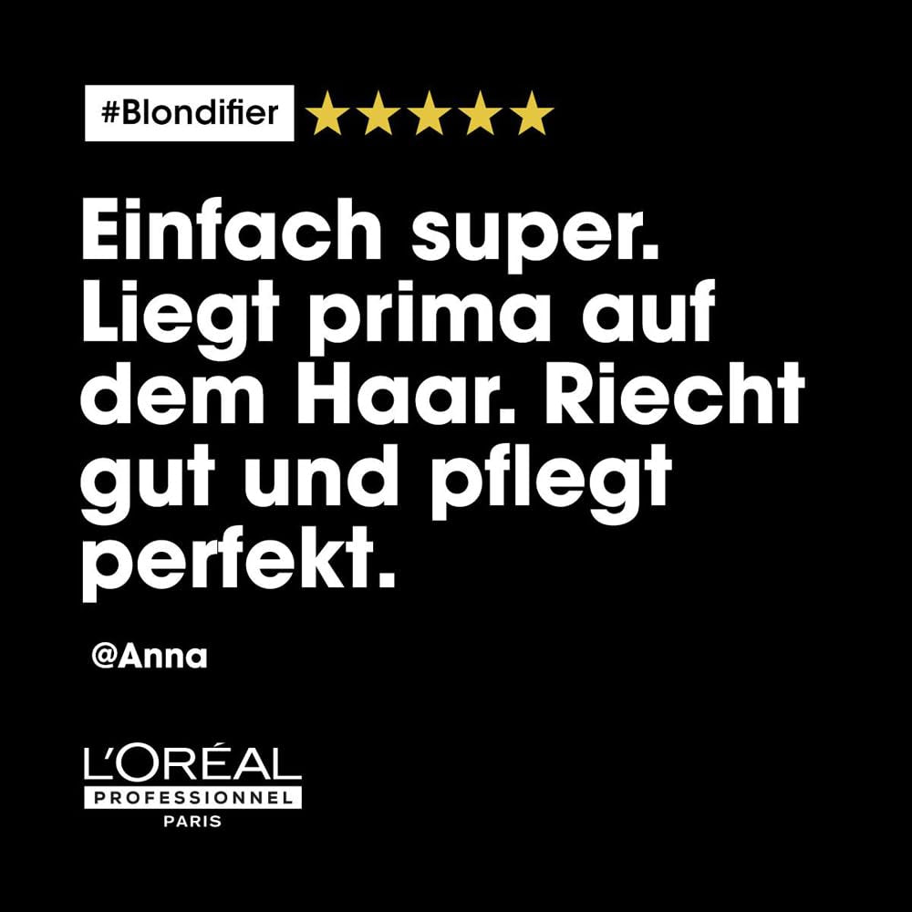 L'Oréal Professionnel | Mască hrănitoare pentru păr blond și decolorat, extract de fructe de Açai, Serie Expert, mască blondă Masca de par Naty Shop