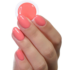 UV-Nagellack alessandro Striplac Coral Sunshine – Zart und langanhaltend – Einfache Entfernung dank der Entfernungstechnologie – Vegan und tierversuchsfrei – 8 ml