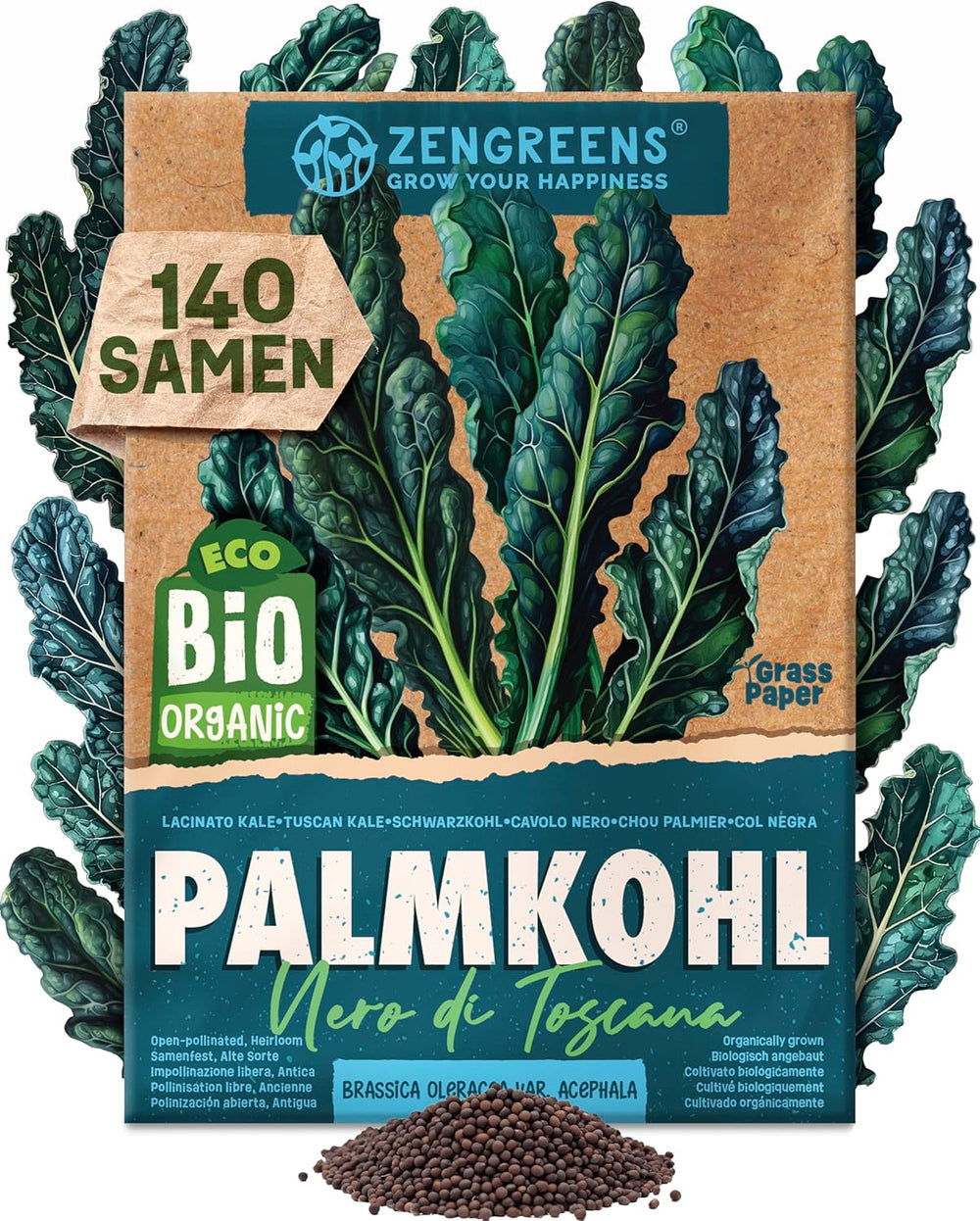 Bio Wintergemüsesamen Im 20Er Set - 20 Winter Gemüse Samen Für Den Einfachen Anbau Im Garten, Balkon Oder Hochbeet - Pflanzensamen - Saatgut