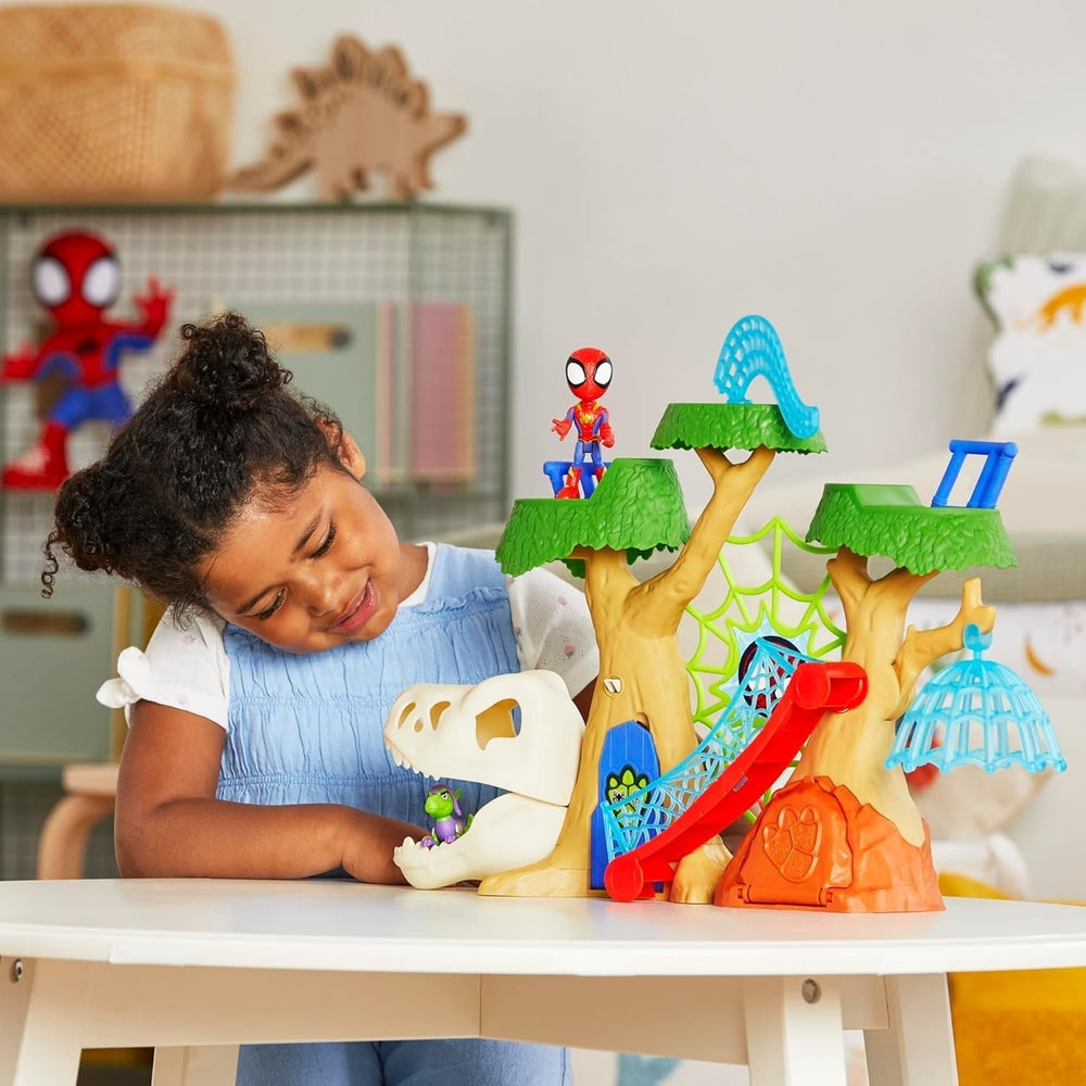 Marvel Spidey und seine Superfreunde Dino Treehouse Superhelden-Spielset Actionfiguren Naty Shop