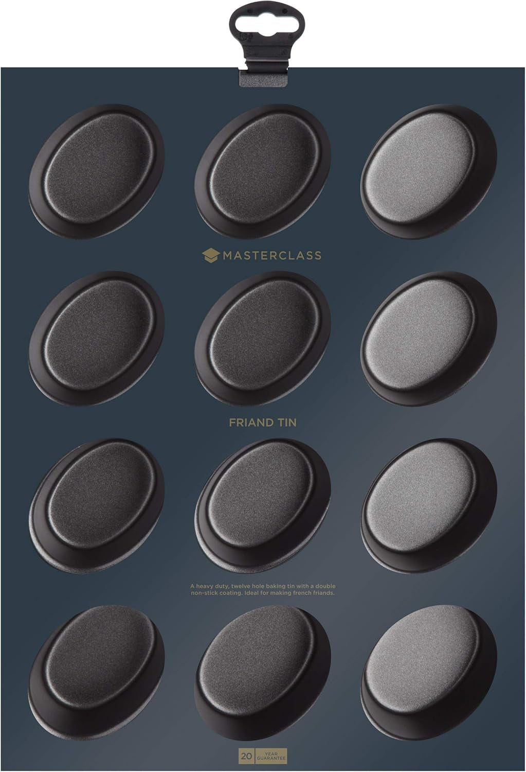 Masterclass Friand Pan - 12 Hole, Grau Matrite si tavi pentru copt Naty Shop