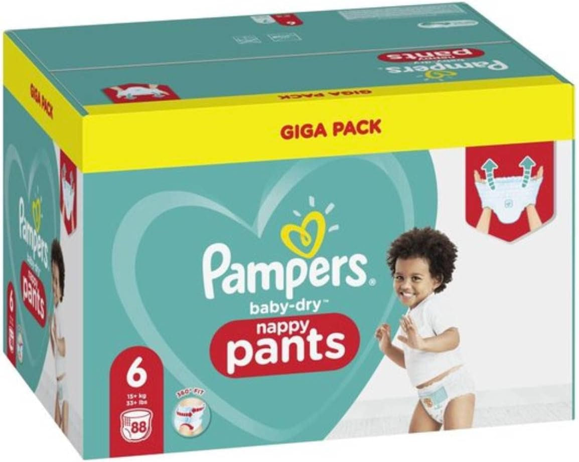 Windeln Pampers 81657566 Baby-Dry Pants, weiß