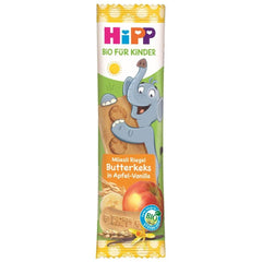 Hipp Bio-Riegel Müesli-Freund Elefant Butterkeks in Apfel-Vanille, 24Er Pack (24 X 20 G) Mutter und Kind Naty Shop 20 G (24Er Pack) Keks/Apfel-Van.