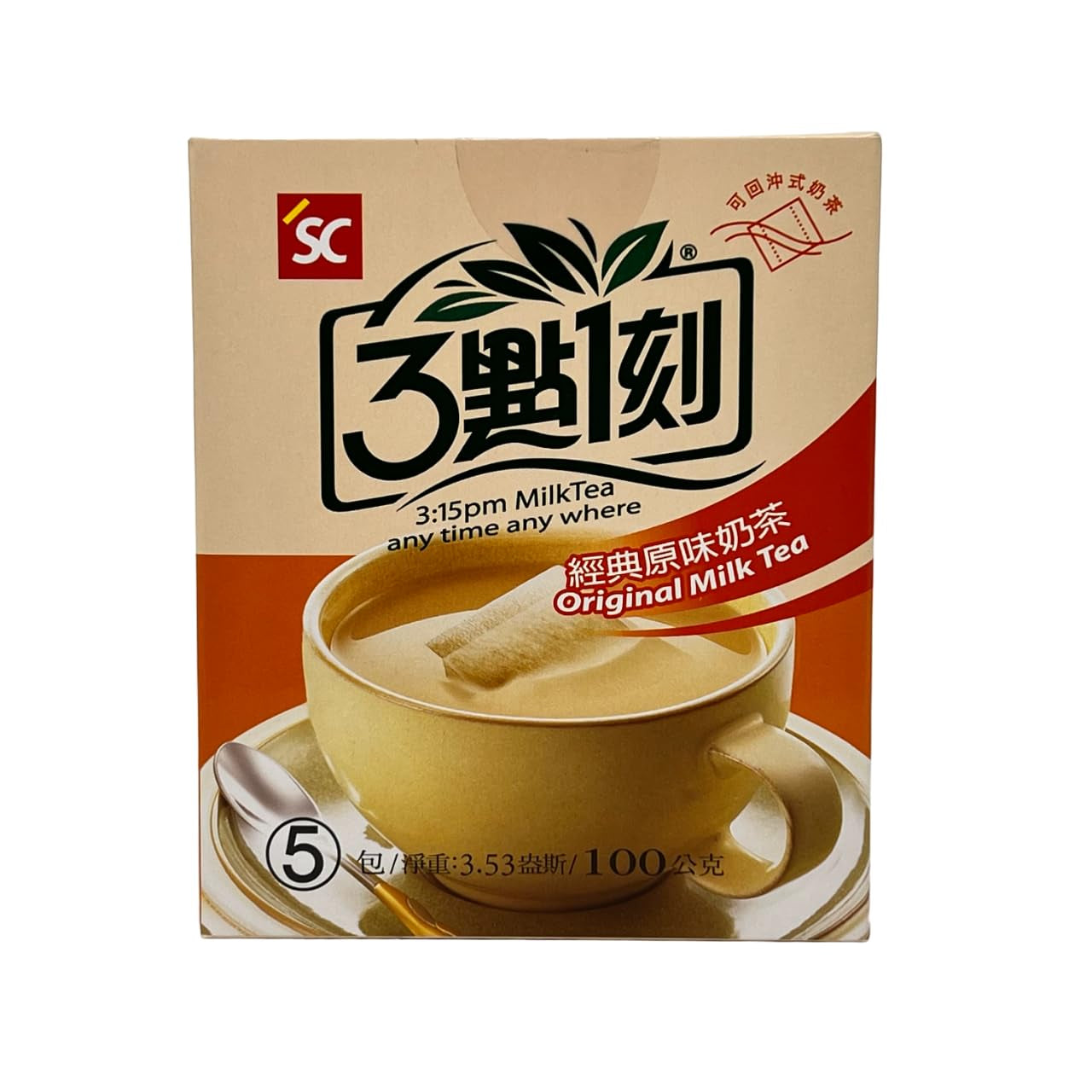 15:15 - Ceai cu lapte și zahăr brun Okinawa - (1 x 100 g)