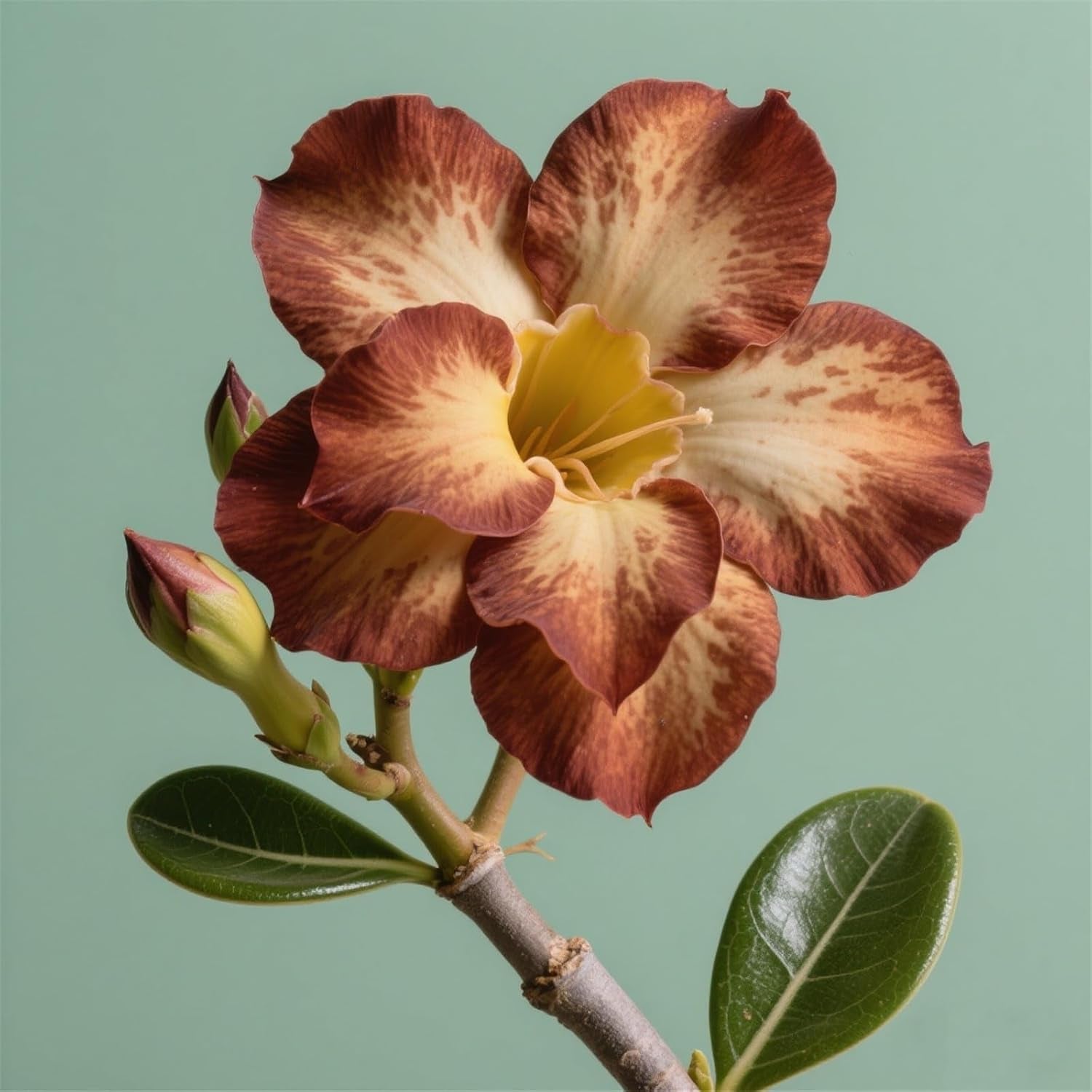 Winterhart pflanzen, Lebende Pflanzen,Mehrjährige Blumenzwiebel ist winterhart, Mysteriöse magische Glühbirne, Blumenzwiebel Mix，3 Jahre-1 Wüstenrose knollen -G