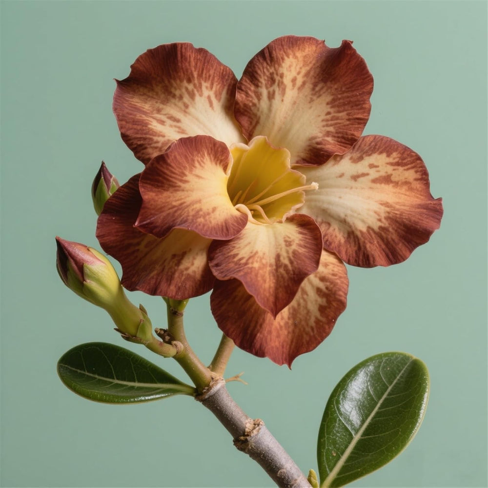 Winterhart pflanzen, Lebende Pflanzen,Mehrjährige Blumenzwiebel ist winterhart, Mysteriöse magische Glühbirne, Blumenzwiebel Mix，3 Jahre-1 Wüstenrose knollen -G