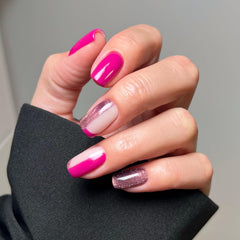 UV-Nagellack Semilac Hybrid 436 Kraftvolles Burgunderrot, 7 ml, Even Better Together-Kollektion