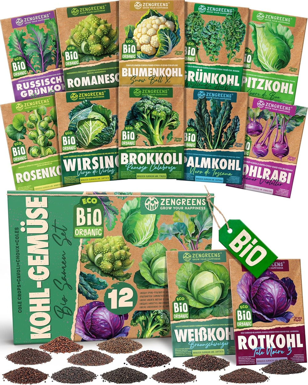 Bio-Tomatensamen im 10er-Set – 10 Tomatensamen für den einfachen Anbau im Garten, Balkon oder Hochbeet – Pflanzensamen – Setzlinge