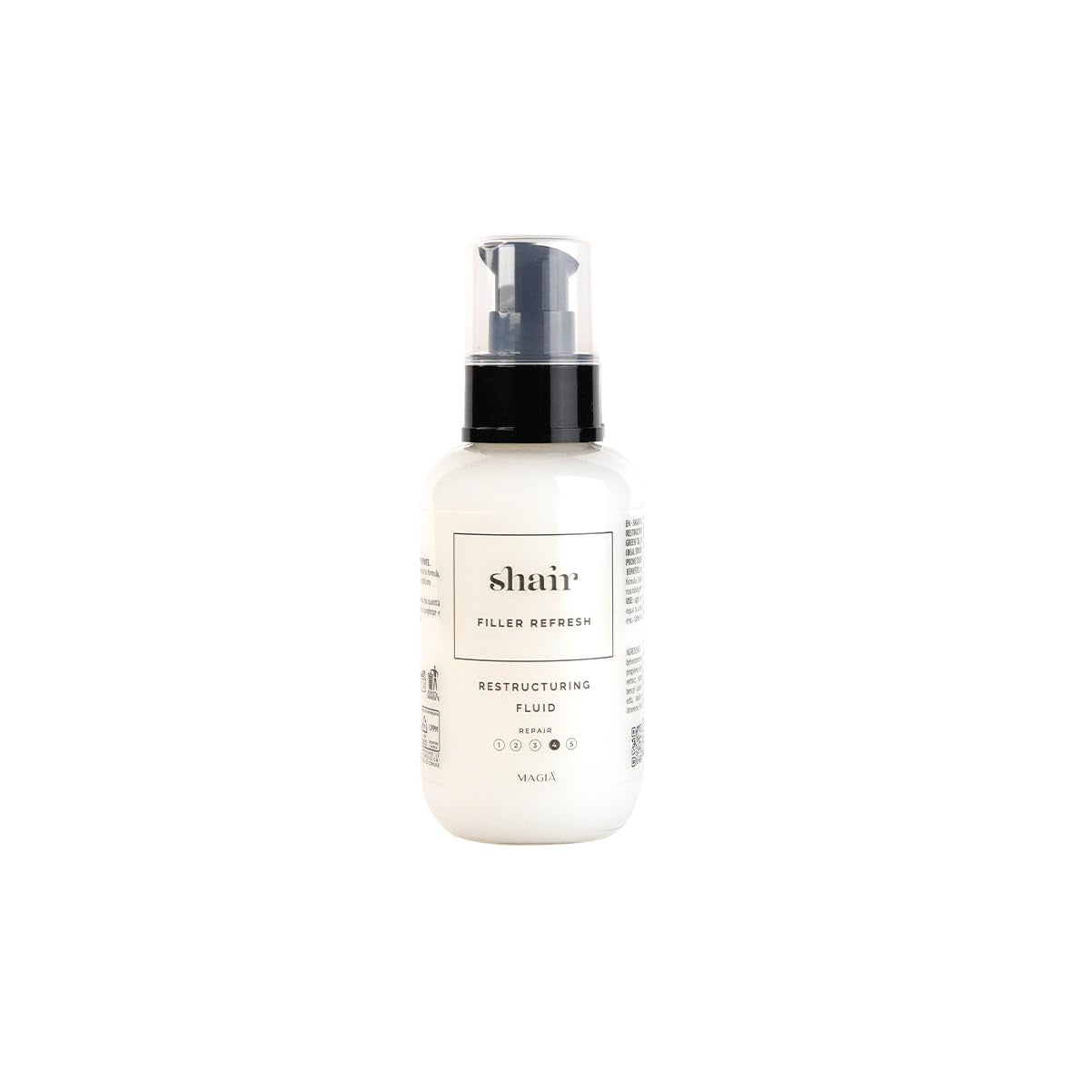Shair Filler Refresh: fluid de restructurare, revitalizant, revigorant, mătăsos, descurcător, pentru părul tern, uscat, tratat, cu vârfuri despicate Produse pentru descurcarea părului Naty Shop
